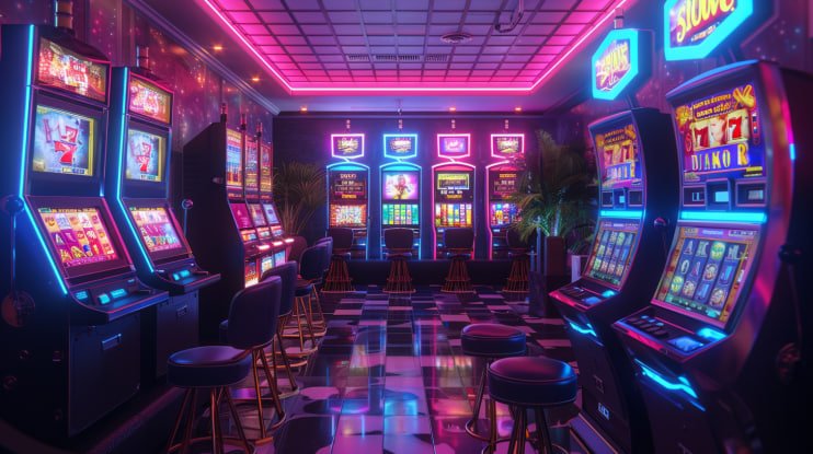 Tampilan permainan slot online di meteorbet dengan antarmuka Bahasa Indonesia di perangkat mobile